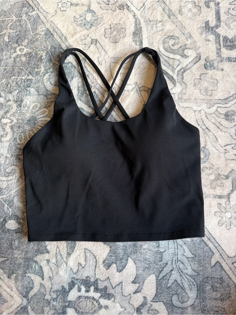 Black Crossback Bralette Crop Top - Women Intimates & Sleepwear